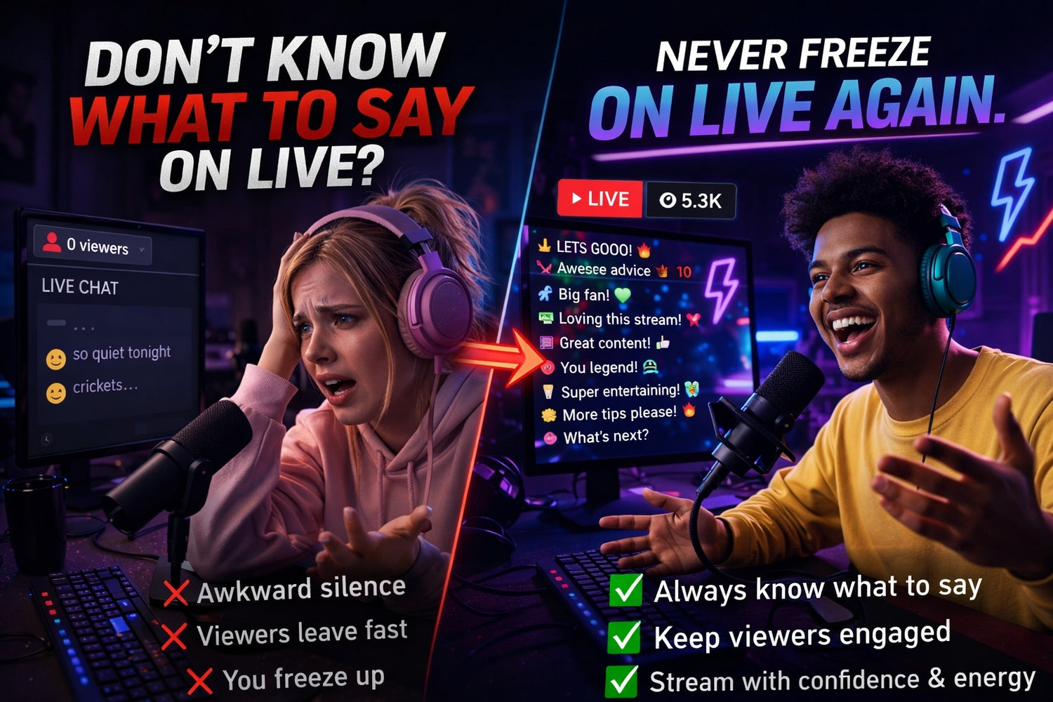 The Streamer Code - Streaming Tips and Scripts 
for Live Streamers on TikTok YouTube Twitch 
and Kick by Glam Destiny